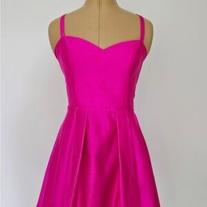 Vibrant Pink Sleeveless Dress